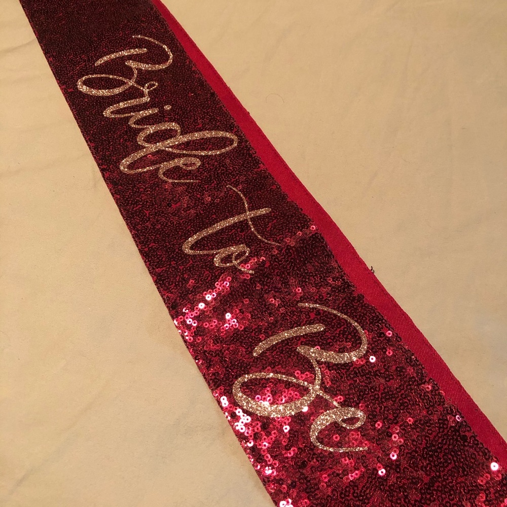 Bride to Be sash